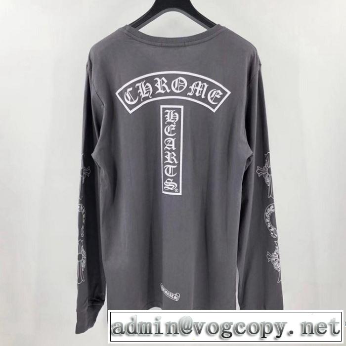 2色可選 CHROME HEARTS ファッションに取り入れよう クロムハーツ 2020話題の商品  長袖 /ロンT