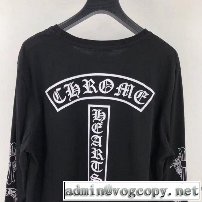 2色可選 CHROME HEARTS ファッションに取り入れよう クロムハーツ 2020話題の商品  長袖 /ロンT