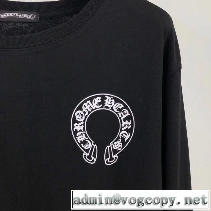 2色可選 CHROME HEARTS ファッションに取り入れよう クロムハーツ 2020話題の商品  長袖 /ロンT
