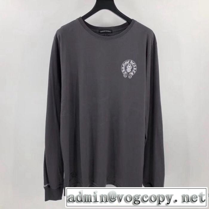 長袖 /ロンT 2色可選 飽きもこないデザイン クロムハーツ CHROME HEARTS 今季の主力おすすめ