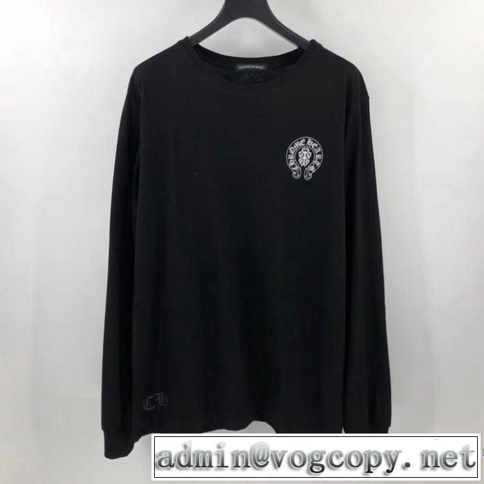 長袖 /ロンT 2色可選 飽きもこないデザイン クロムハーツ CHROME HEARTS 今季の主力おすすめ
