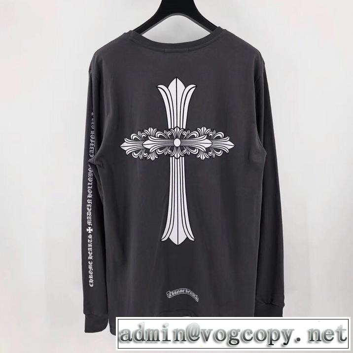 クロムハーツ 2色可選 今年の春トレンド CHROME HEARTS 長袖 /ロンT 驚きのプライス