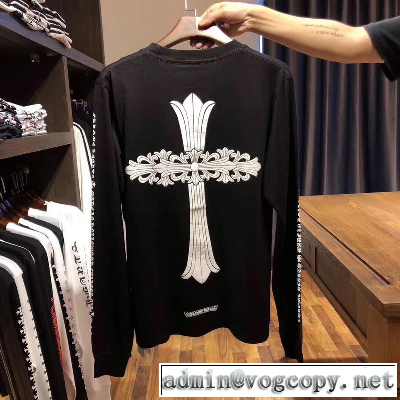 クロムハーツ 2色可選 今年の春トレンド CHROME HEARTS 長袖 /ロンT 驚きのプライス