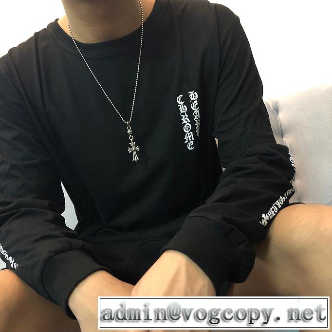 クロムハーツ 2色可選 今年の春トレンド CHROME HEARTS 長袖 /ロンT 驚きのプライス