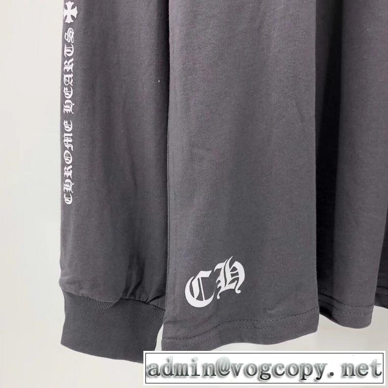 クロムハーツ 2色可選 今年の春トレンド CHROME HEARTS 長袖 /ロンT 驚きのプライス