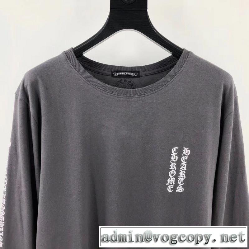 クロムハーツ 2色可選 今年の春トレンド CHROME HEARTS 長袖 /ロンT 驚きのプライス