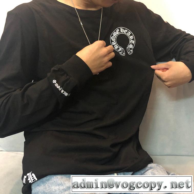 2色可選 長袖 /ロンT おしゃれに大人の必見 クロムハーツ CHROME HEARTS 20SS☆送料込