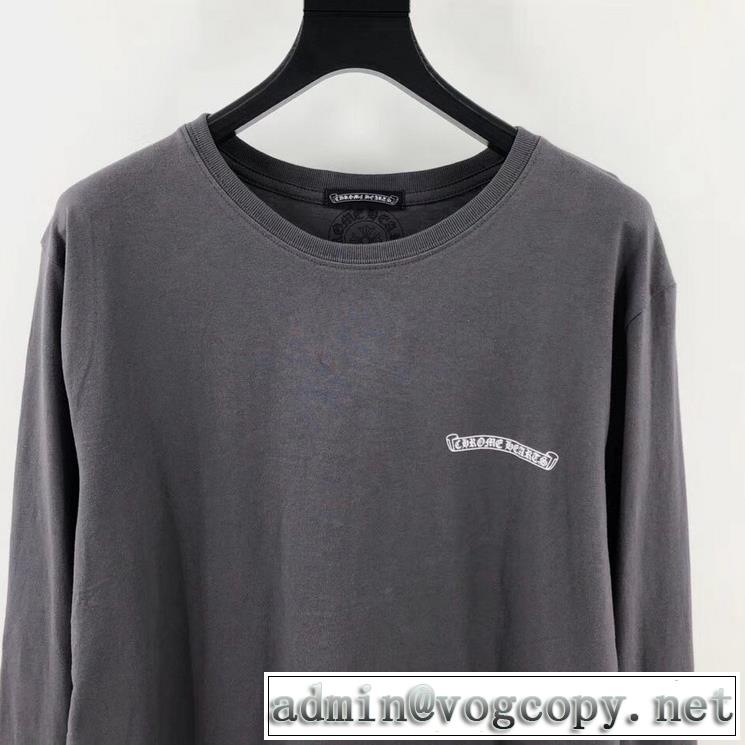 大人気のブランドの新作 2色可選 長袖 /ロンT 普段のファッション クロムハーツ CHROME HEARTS