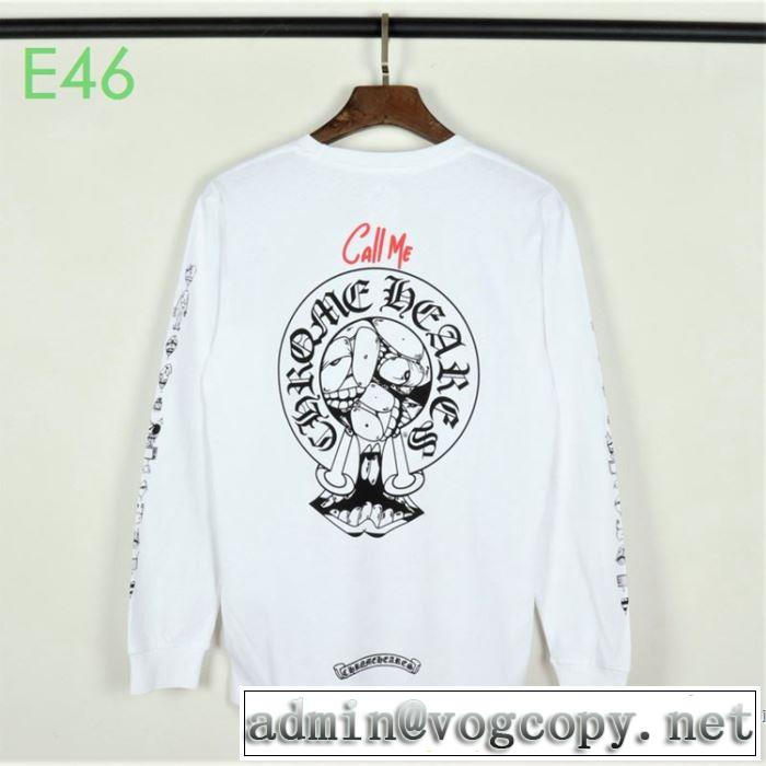2色可選 エレガントな雰囲気 2色可選 長袖 /ロンT 2年以上連続１位獲得 クロムハーツ CHROME HEARTS