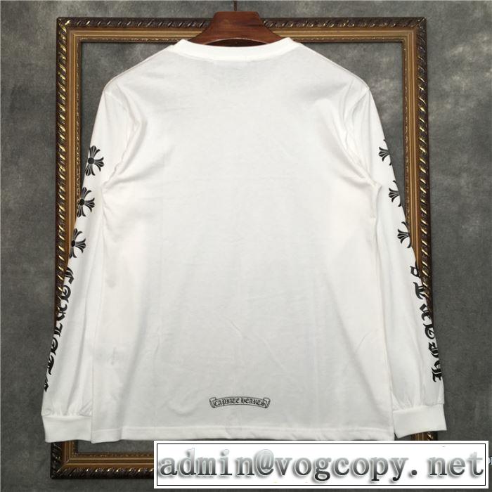 ファッションに取り入れよう 長袖 /ロンT 2色可選 2020春新作 クロムハーツ CHROME HEARTS