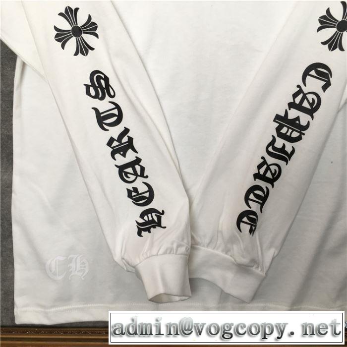 ファッションに取り入れよう 長袖 /ロンT 2色可選 2020春新作 クロムハーツ CHROME HEARTS