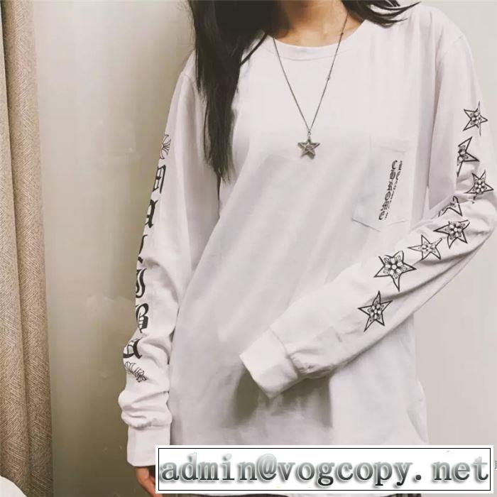 2色可選 お値段もお求めやすい 長袖 /ロンT 限定アイテム特集 クロムハーツ CHROME HEARTS