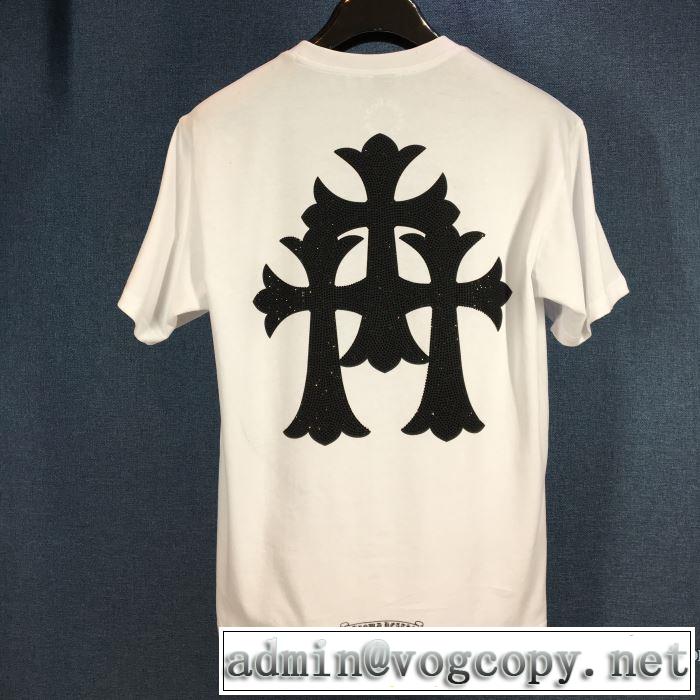 2020話題の商品 2色可選 半袖Tシャツ クロムハーツ 飽きもこないデザイン CHROME HEARTS