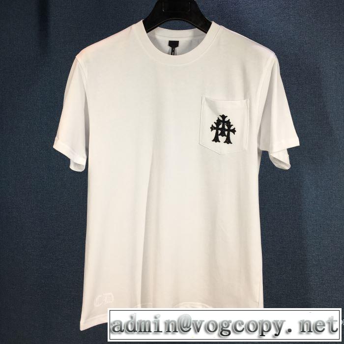 2020話題の商品 2色可選 半袖Tシャツ クロムハーツ 飽きもこないデザイン CHROME HEARTS