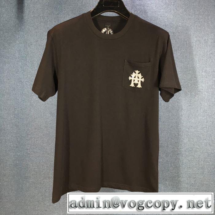 2020話題の商品 2色可選 半袖Tシャツ クロムハーツ 飽きもこないデザイン CHROME HEARTS
