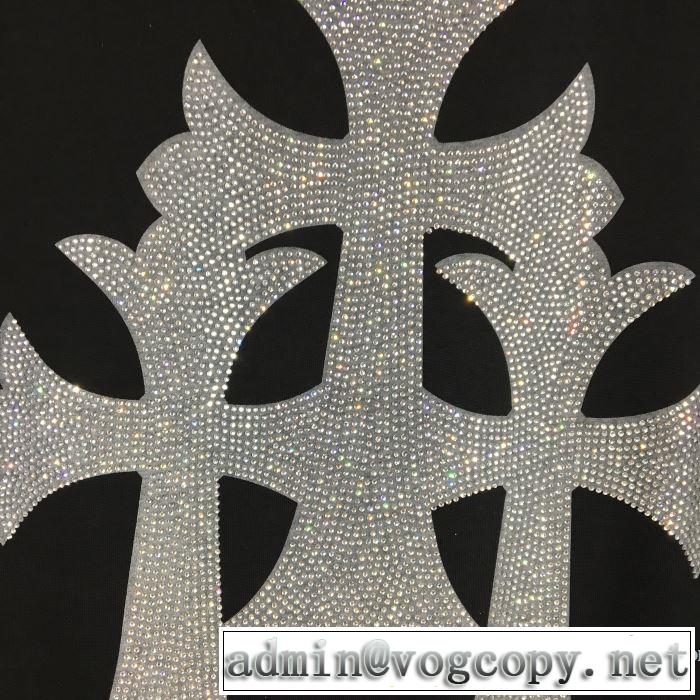 2020話題の商品 2色可選 半袖Tシャツ クロムハーツ 飽きもこないデザイン CHROME HEARTS