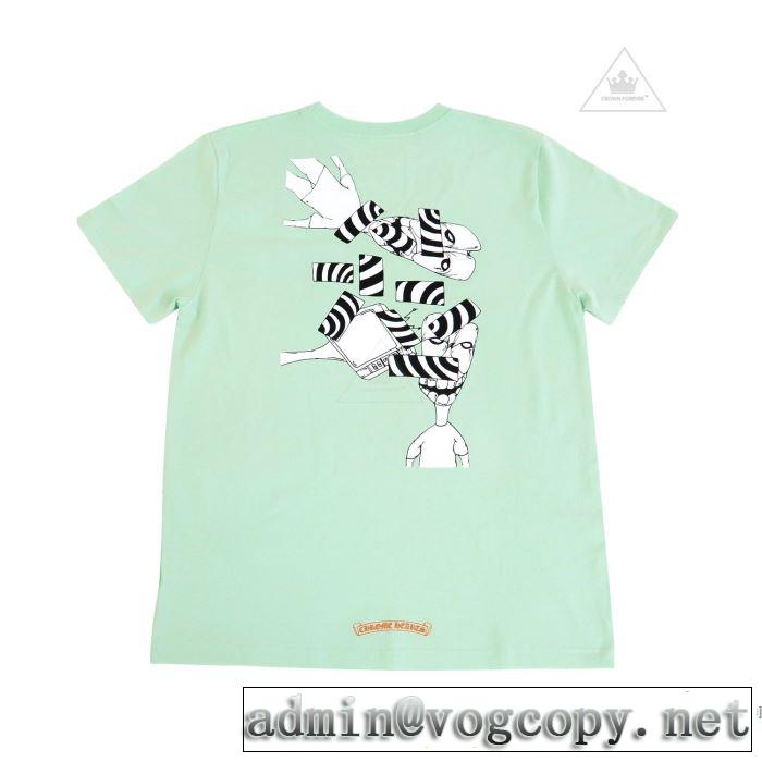普段見ないデザインばかり クロムハーツ CHROME HEARTS 春夏コレクション新品 半袖Tシャツ