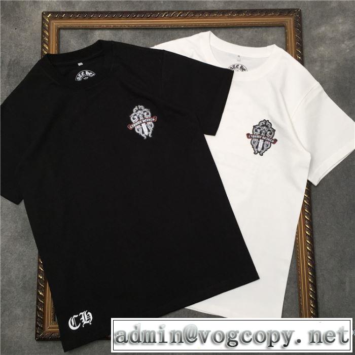 2色可選 今なお素敵なアイテムだ 半袖Tシャツ クロムハーツ CHROME HEARTS 大人の新作こそ