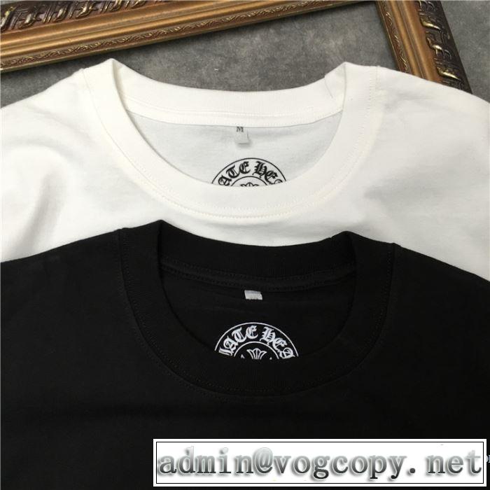 2色可選 今なお素敵なアイテムだ 半袖Tシャツ クロムハーツ CHROME HEARTS 大人の新作こそ
