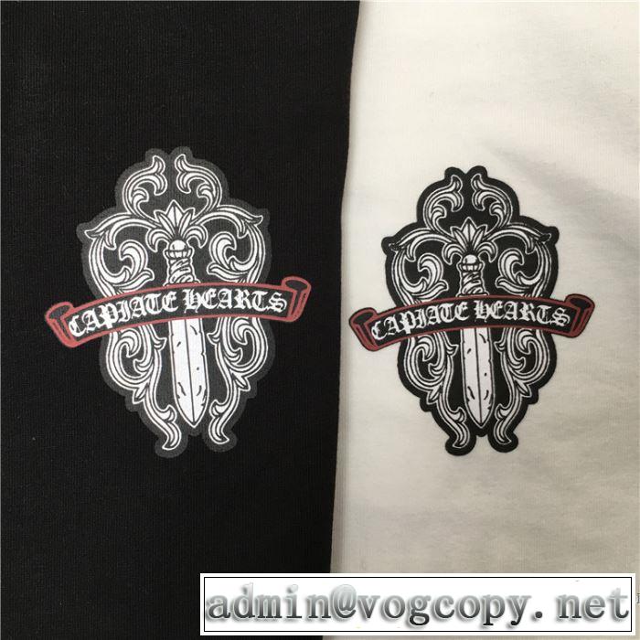 2色可選 今なお素敵なアイテムだ 半袖Tシャツ クロムハーツ CHROME HEARTS 大人の新作こそ
