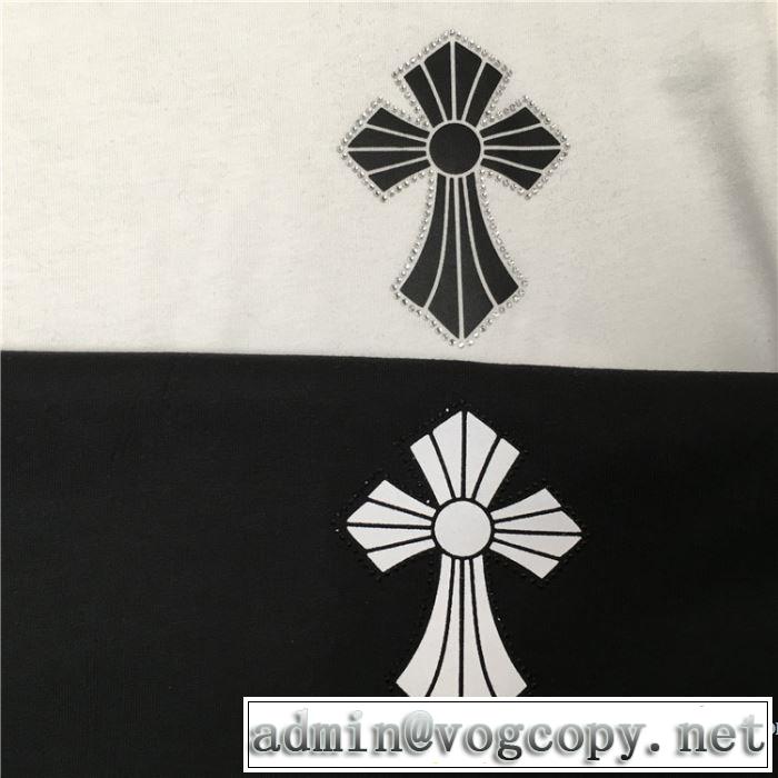CHROME HEARTS 2色可選 普段のファッション 半袖Tシャツ クロムハーツ  大人気のブランドの新作