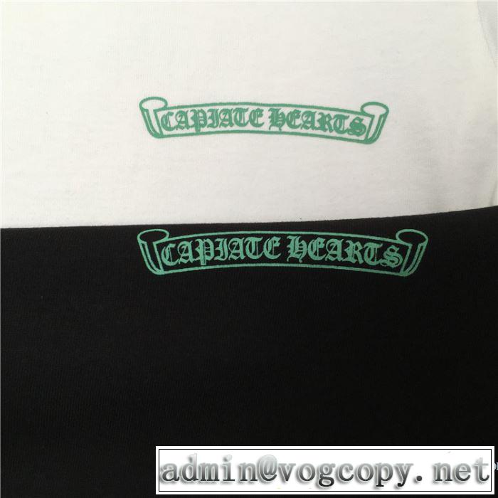 2色可選 2020年春夏コレクション CHROME HEARTS 着こなしを楽しむ 半袖Tシャツ クロムハーツ