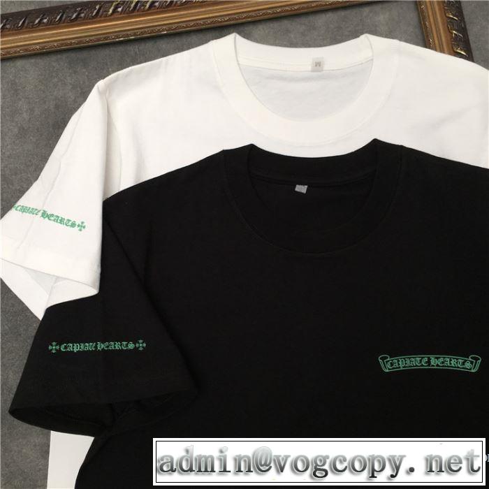 2色可選 2020年春夏コレクション CHROME HEARTS 着こなしを楽しむ 半袖Tシャツ クロムハーツ