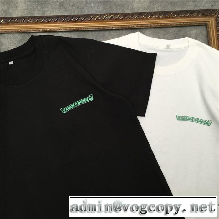 2色可選 2020年春夏コレクション CHROME HEARTS 着こなしを楽しむ 半袖Tシャツ クロムハーツ