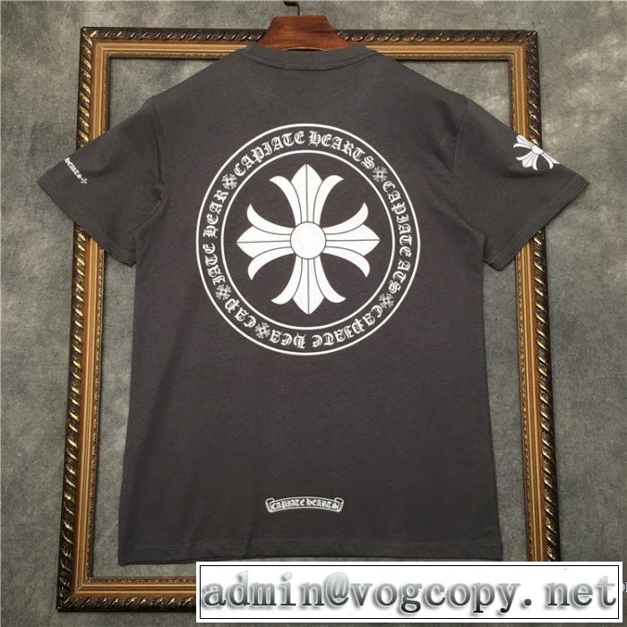 おしゃれな人が持っている CHROME HEARTS 2年以上連続１位獲得 半袖Tシャツ クロムハーツ
