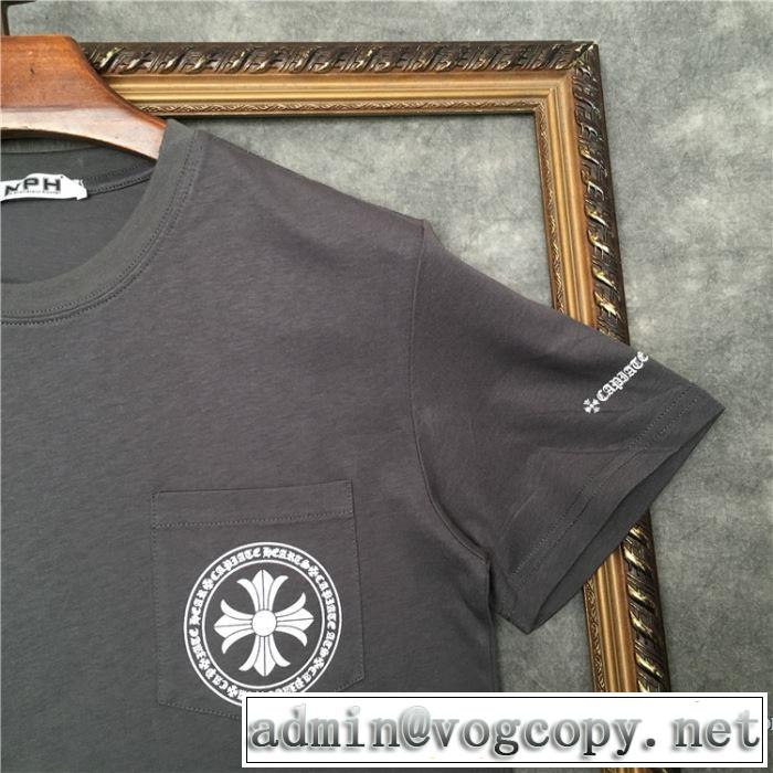 おしゃれな人が持っている CHROME HEARTS 2年以上連続１位獲得 半袖Tシャツ クロムハーツ