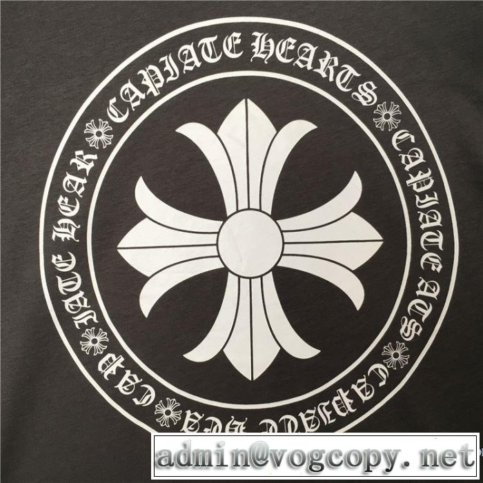 おしゃれな人が持っている CHROME HEARTS 2年以上連続１位獲得 半袖Tシャツ クロムハーツ