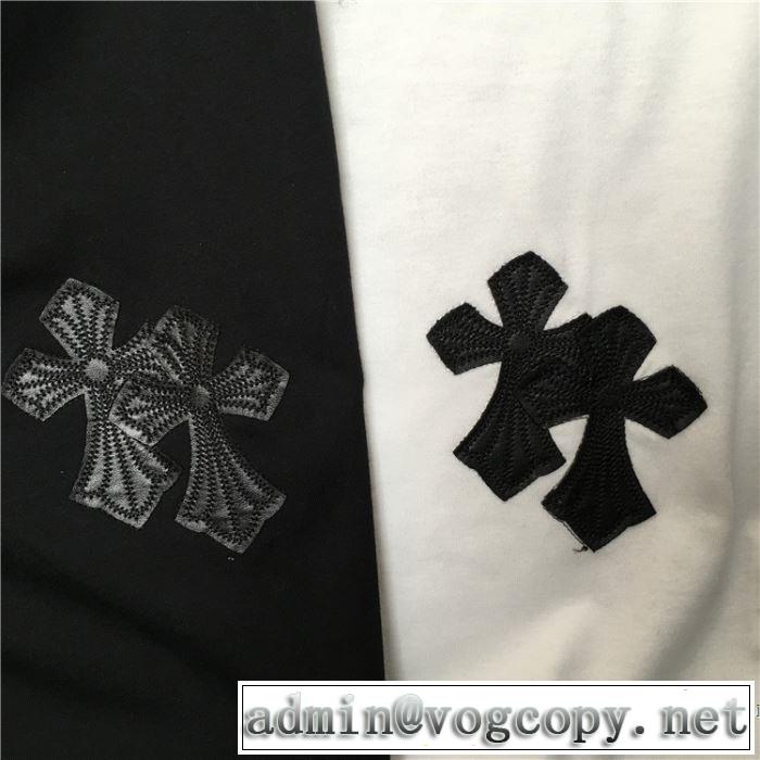 2色可選 おしゃれ刷新に役立つ 半袖Tシャツ クロムハーツ 2020モデル  CHROME HEARTS
