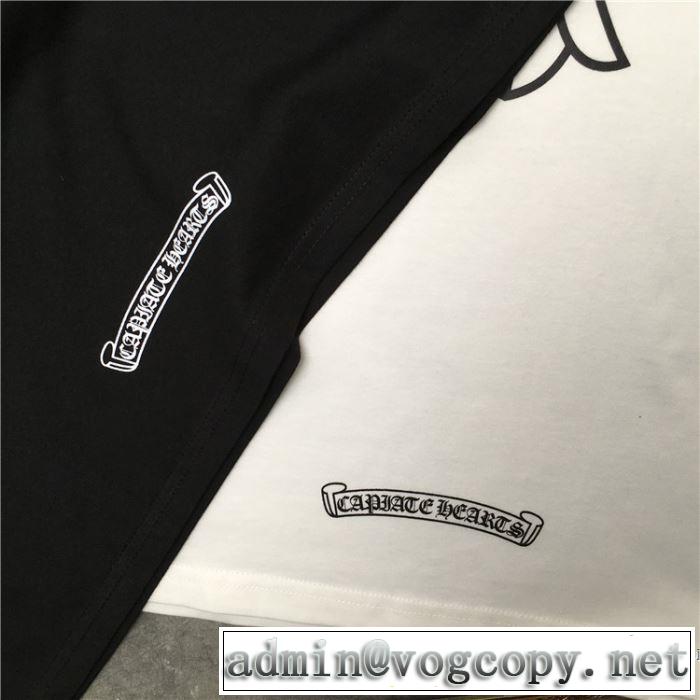 半袖Tシャツ ストリート感あふれ 2色可選 クロムハーツ 普段使いにも最適なアイテム CHROME HEARTS