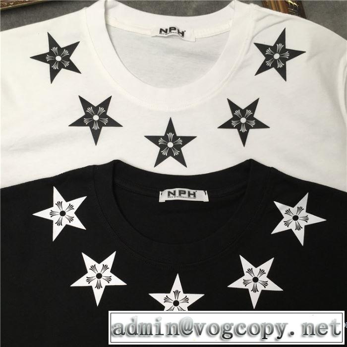 20新作です 2色可選 CHROME HEARTS 安心安全人気通販 半袖Tシャツ クロムハーツ