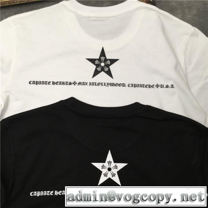 20新作です 2色可選 CHROME HEARTS 安心安全人気通販 半袖Tシャツ クロムハーツ