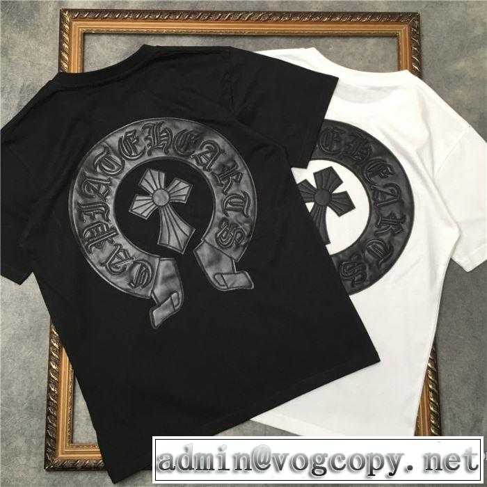2色可選 2020春新作 半袖Tシャツ どのアイテムも手頃な価格で クロムハーツ CHROME HEARTS