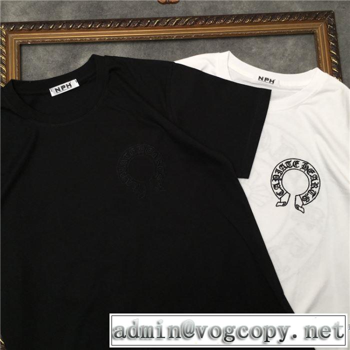 2色可選 2020春新作 半袖Tシャツ どのアイテムも手頃な価格で クロムハーツ CHROME HEARTS