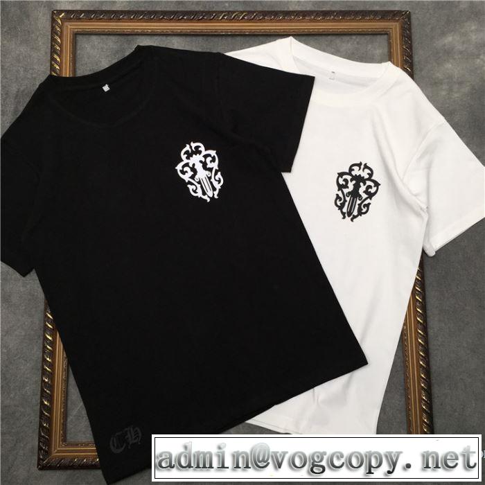 クロムハーツ CHROME HEARTS 2色可選 ファッションに取り入れよう 半袖Tシャツ 限定アイテム特集
