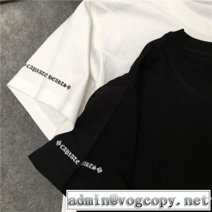クロムハーツ CHROME HEARTS 2色可選 ファッションに取り入れよう 半袖Tシャツ 限定アイテム特集