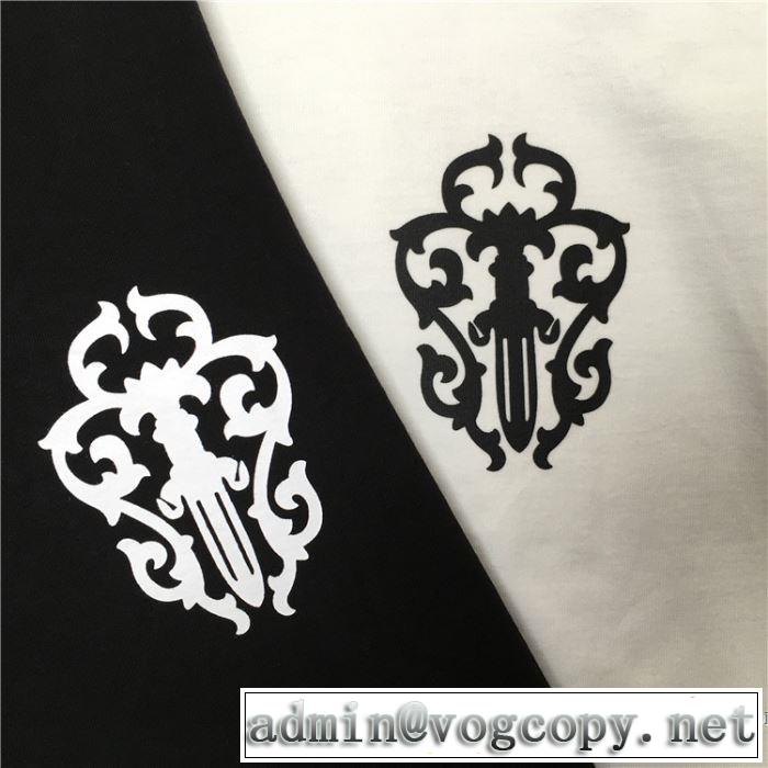 クロムハーツ CHROME HEARTS 2色可選 ファッションに取り入れよう 半袖Tシャツ 限定アイテム特集