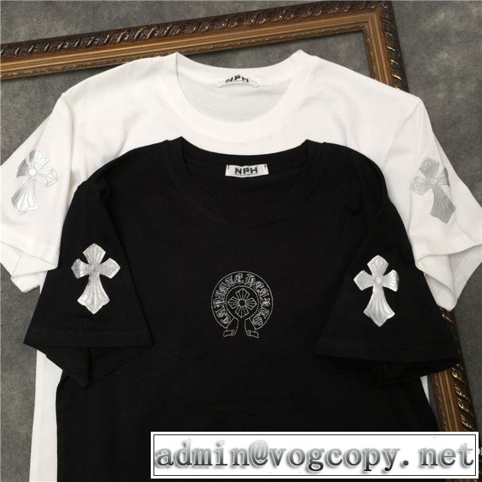 2色可選お値段もお求めやすい 半袖Tシャツ クロムハーツ CHROME HEARTS 2020話題の商品