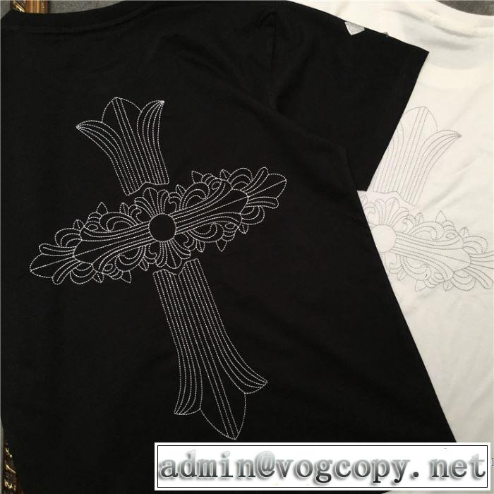2色可選お値段もお求めやすい 半袖Tシャツ クロムハーツ CHROME HEARTS 2020話題の商品