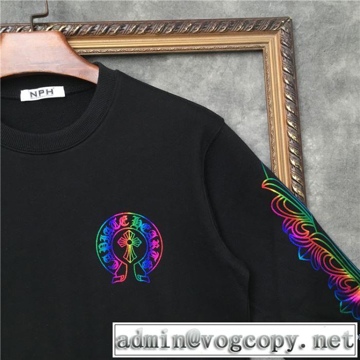 クロムハーツ CHROME HEARTS コーデの完成度を高める プルオーバーパーカー 万能に使える