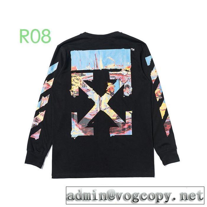 定番ブランドで選ぶ 2色可選 2020春夏ランキング Off-White オフホワイト  長袖