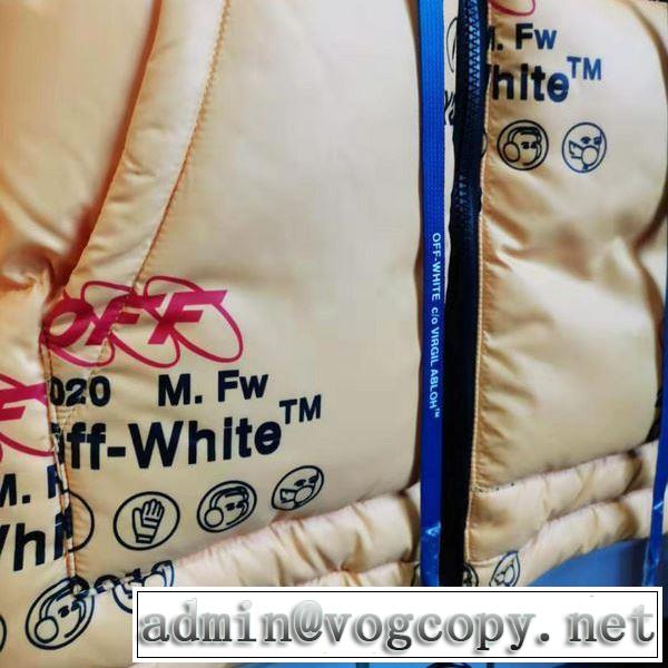 Off-White2020新しいモデル オフホワイト ダウンジャケット 低価格トレンド新品