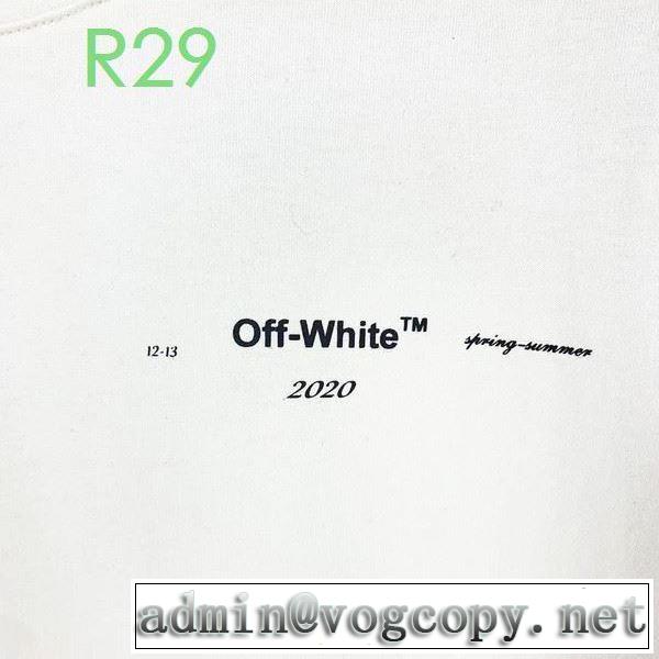 2色可選  2020モデル Off-White 大人の新作こそ オフホワイト 半袖/Tシャツ 大活躍する