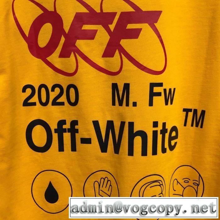 2020話題の商品 Off-White オフホワイト 半袖/Tシャツ おしゃれに大人の必見