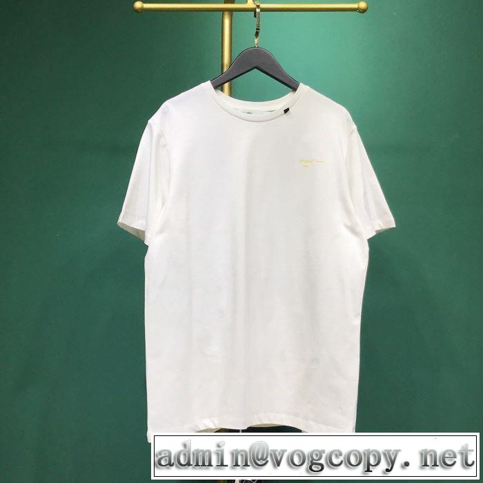 2色可選2020年春夏コレクション Off-Whiteお値段もお求めやすい オフホワイト 半袖/Tシャツ