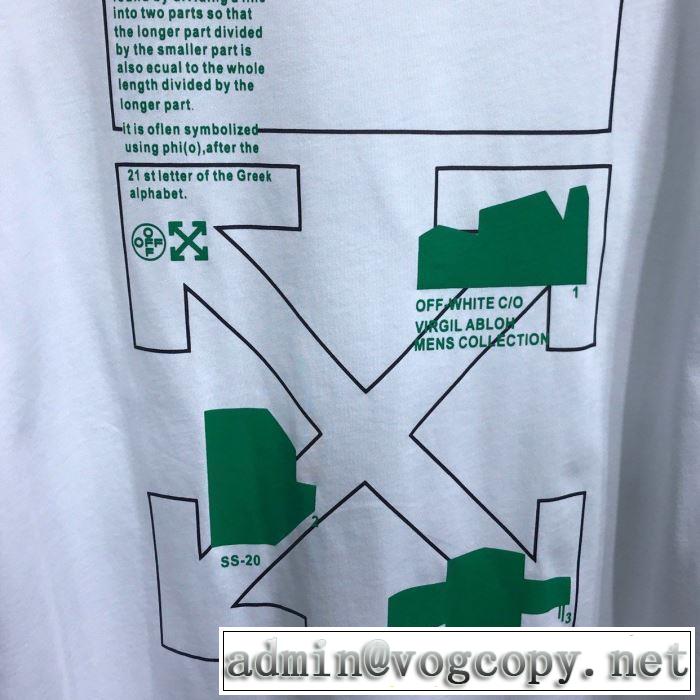 2色可選 海外でも大人気Off-White オフホワイト 半袖/Tシャツ 2020年春夏コレクション