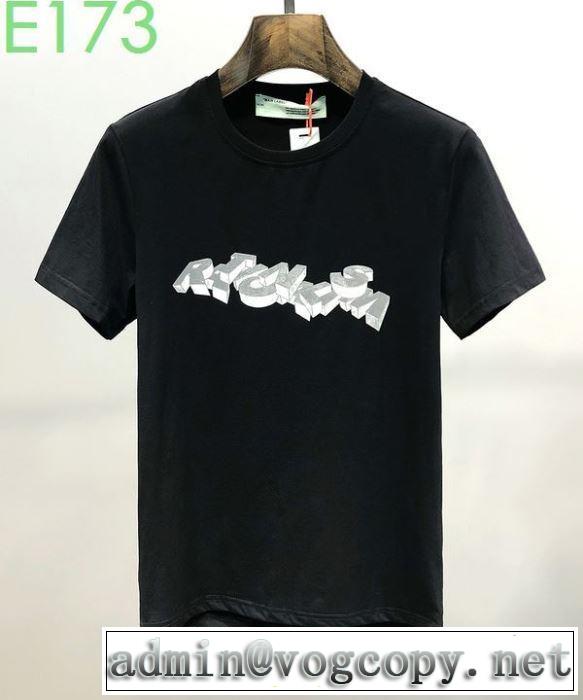 2020話題の商品 2色可選 Off-White半袖/Tシャツ 高級感のある素材 オフホワイト